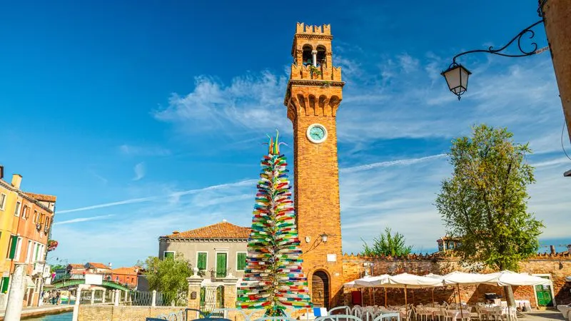 Burano y Murano brillan con mil luces navideñas