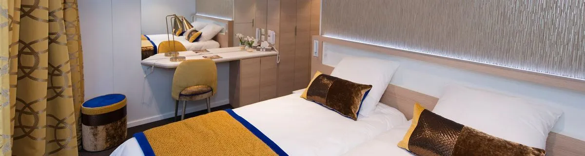 Nos cabines : confortables et lumineuses