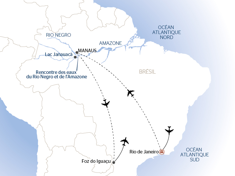 Au fil de l'Amazone et du Rio Negro - Croisière confidentielle au coeur d'une nature secrète et préservée - Rio, vibrante et éternelle, et séjour d'exception aux chutes d'Iguaçu - 17