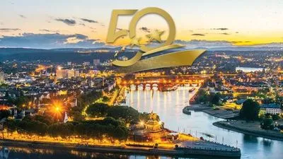 La majestueuse vallée du Rhin romantique et le rocher légendaire de la Lorelei (formule port/port)