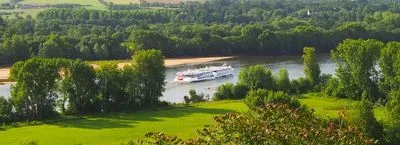 Un bateau à aubes sur la Loire...