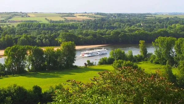 Un bateau à aubes sur la Loire...