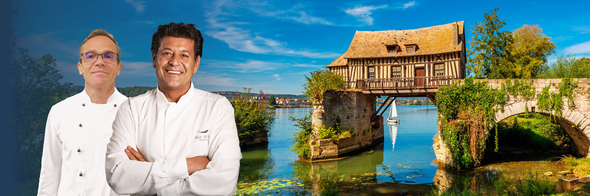 Croisière gastronomique avec la présence exceptionnelle du Chef Yves Mattagne et Martial Diffor, Chef Executive CroisiEurope - La Seine entre art et gastronomie (formule port/port)