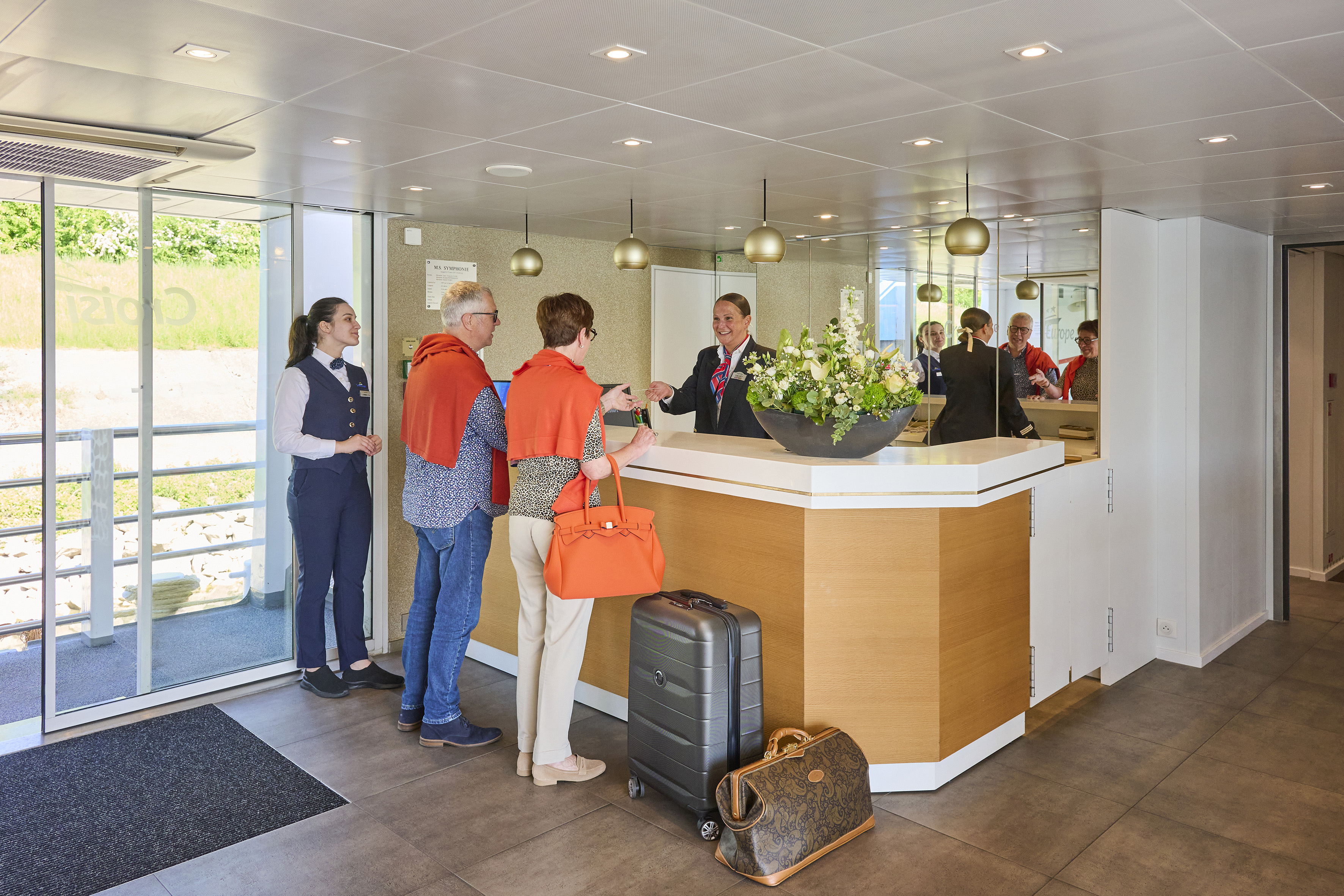 reception desk