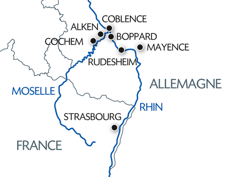 2 FLEUVES : la vallée du Rhin romantique et la magie de la Moselle - 7