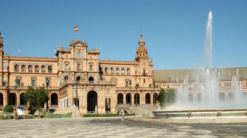 Seville, the Alcazar Palace and Cathedral