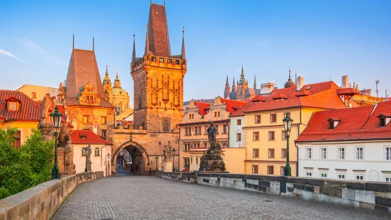 Mala Strana, le quartier baroque de Prague.
