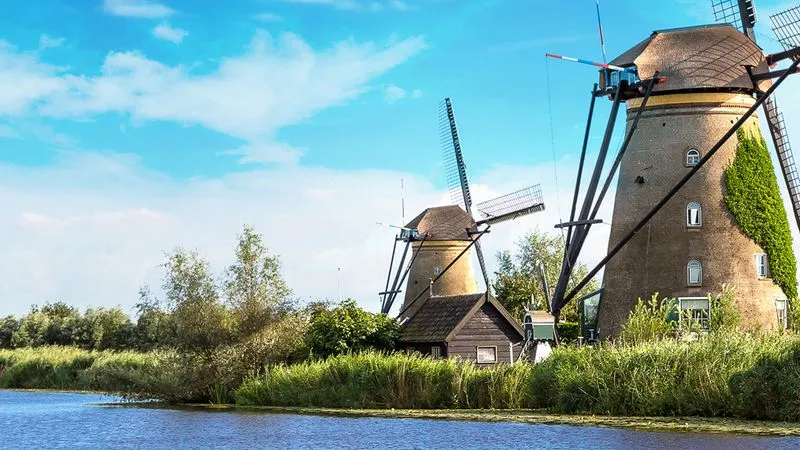 Les moulins de Kinderdijk